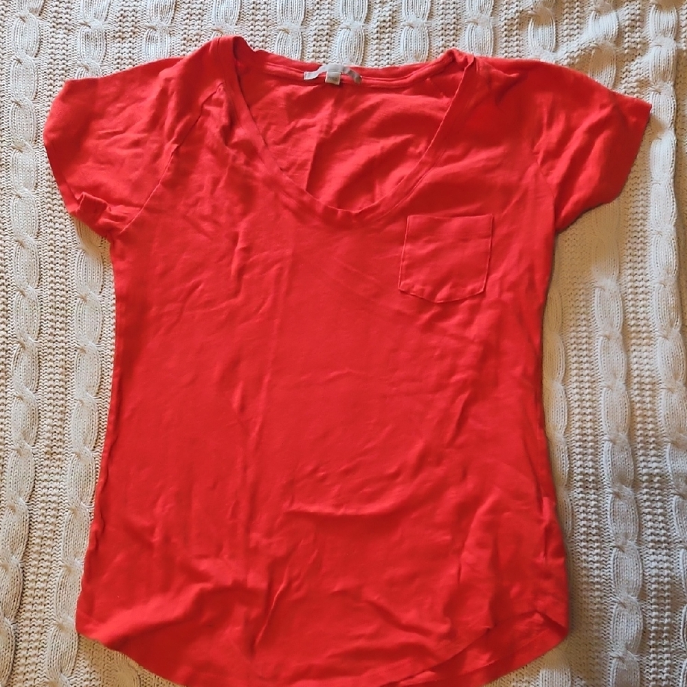 GAP Bright Red Short Sleeve Tee